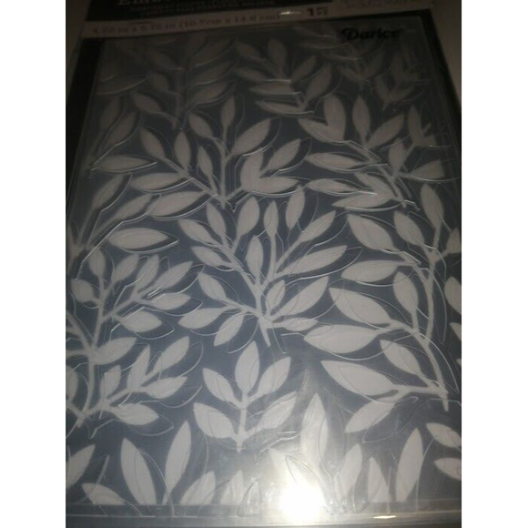 Darice Vine, 4.25 x 5.75 inches Embossing Folder, Clear - Picture 3 of 4